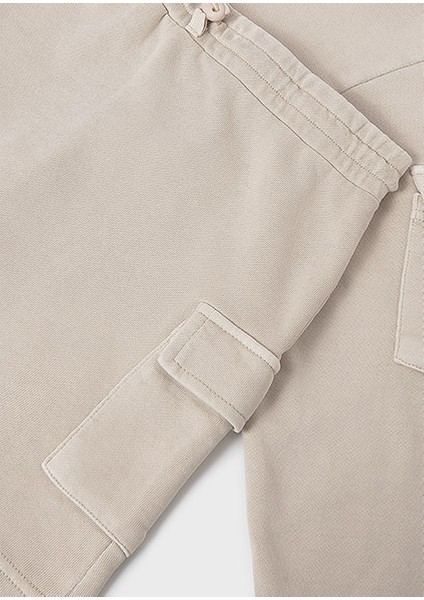 Kız Çocuk Bej Sweatshirt ve Kargo Etek Takım 7917 fırsatları