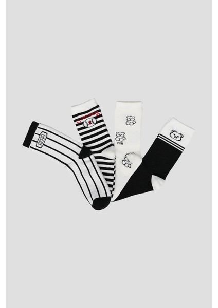 4 Çift Mevsimlik Erkek Çocuk Soket Çorap fiyatları