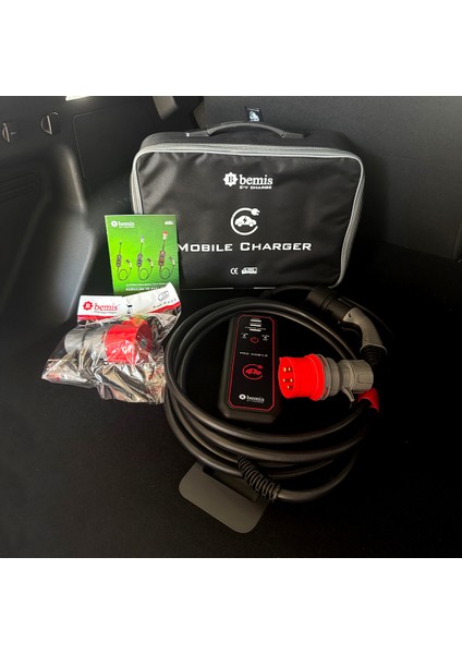 Pro Mobile 22KW 10 Metre Elektrikli Araç Taşınabilir Şarj Cihazı fiyatları