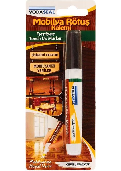 Vodaseal Mobilya Rötuş Kalemi Tekli Ceviz