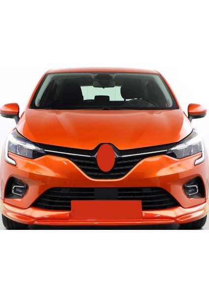 Renault Clio-5 Uyumlu Ön Panjur Krom 2 Parça 2019 Ve Sonrası Modeller İçin