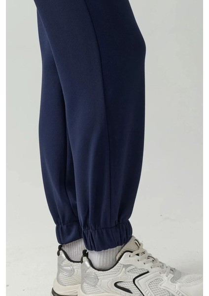 Kadın Esnek Bel Modal Touch Jogger Pantolon Lacivert