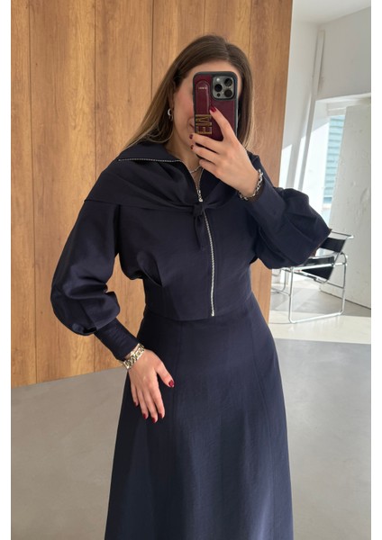 Liva Fularlı Takım Lacivert fiyatları