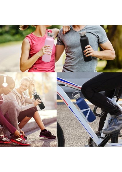 750 ml Paslanmaz Çelik Tutacaklı Termos Matara -Vakumlu Sızdırmaz