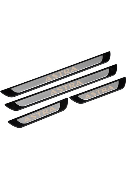 Opel Astra H 2004-2010 Modeller Krom Kapı Eşiği 4 Parça Paslanmaz Çelik Abs Çerçeve modelleri