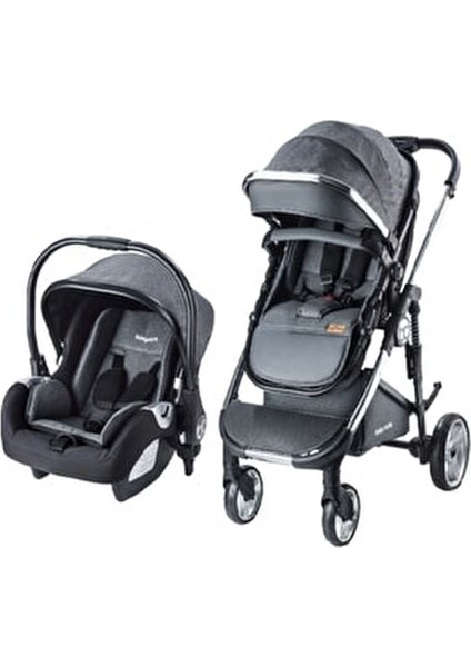Bc 440 Colorado Chrome Travel Sistem Bebek Arabası Gri