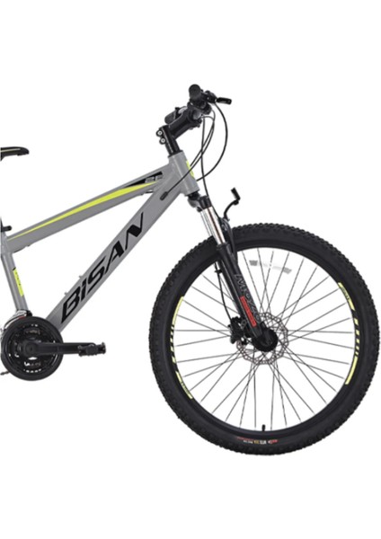 Cooper Dağ Bisikleti 35 cm Md 26 Jant 21 Vites Açık Gri Siyah Sarı fırsatları