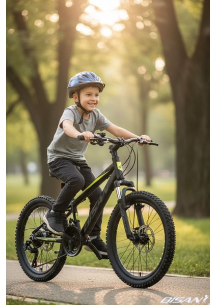 Cooper Çocuk Bisikleti 28 cm Md 20 Jant 21 Vites Mat Siyah Sarı fırsatları