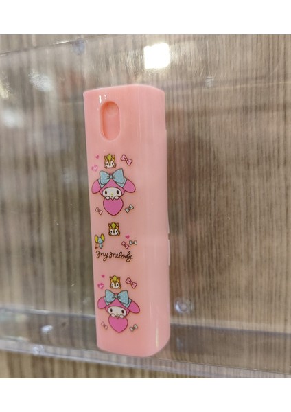 My Melody Figürlü Plastik Parfüm/kolonya Şişesi Pembe- AD7419
