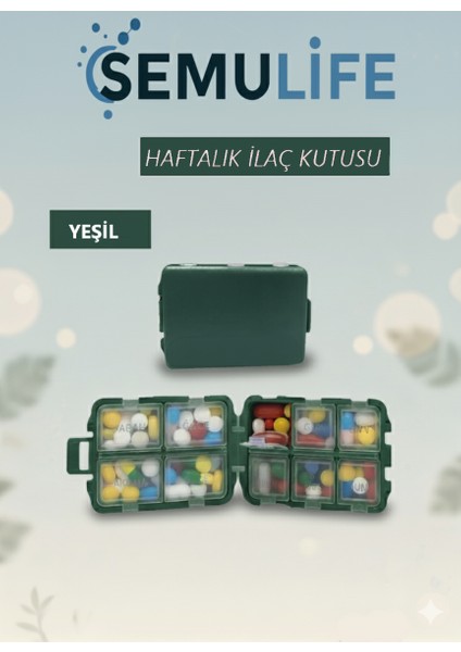 Ilaç Saklama Vitamin Hap Kutusu Hap Düzenleyici Haftalık Hap Kutusu Günlük Hap Kutusu Saklama Kabı Vitamin Kutusu Pill Organizer fiyatları