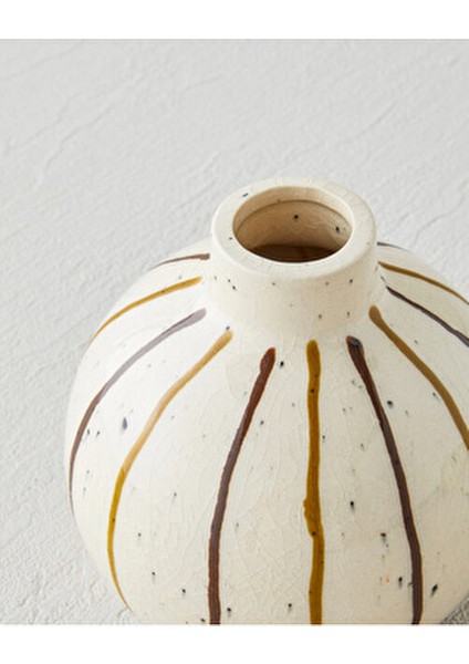 Jolie Vazo 10.5 cm Krem modelleri