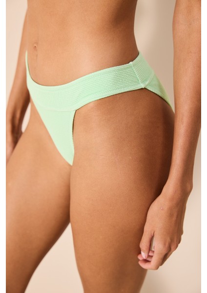 Sage Super Dokulu Açık Yeşil Bikini Altı
