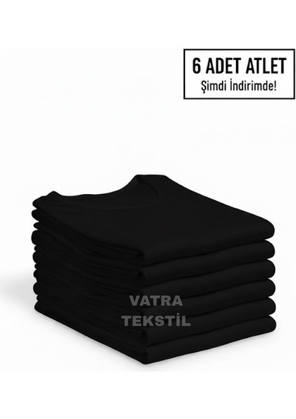 6'LI SET ERKEK PAMUK KUMAŞ PENYE ATLET fiyatları