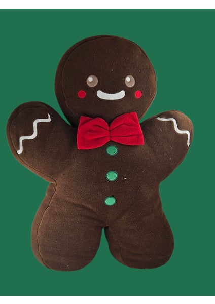 Kurabiye Adam Yılbaşı Dekorasyon 60 cm Peluş Oyuncak