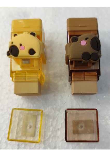 Capybara Figürlü Kalemtraş ve Silgi Bir Arada 2 Adet AD022207 modelleri