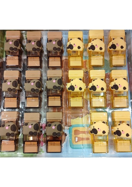 Capybara Figürlü Kalemtraş ve Silgi Bir Arada 2 Adet AD022207 fırsatları