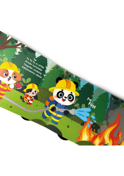 Oyuncak Kitap - Itfaiye (Gerçek Tekerlekli) fırsatları