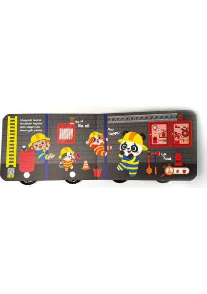 Oyuncak Kitap - Itfaiye (Gerçek Tekerlekli) indirimleri