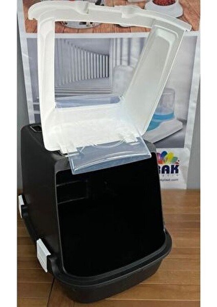 Kürek Hediyeli Irak Plastik Xxl Büyük Boy Kapalı Kedi Tuvaleti modelleri