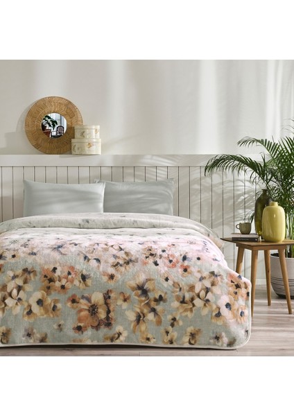 Prime Çift Kişilik Battaniye (200X240)-FLOR Sarı Yeni