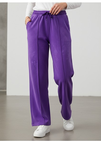Çımalı Taylor Pantolon-Lila
