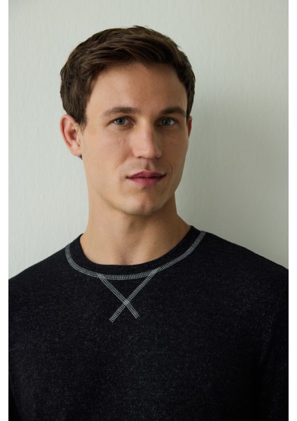 Siyah Basic Erkek Pijama Takımı