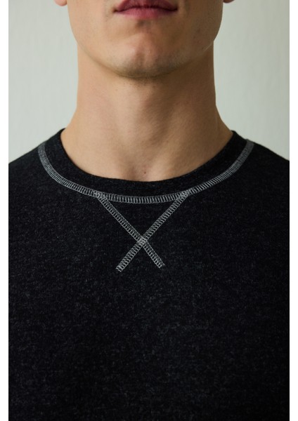 Siyah Basic Erkek Pijama Takımı