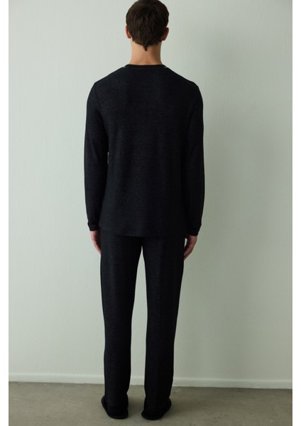 Siyah Basic Erkek Pijama Takımı