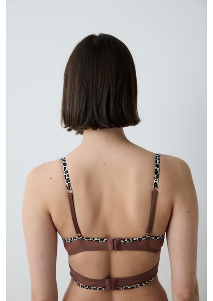 Leo Wire Kahverengi Büstiyer