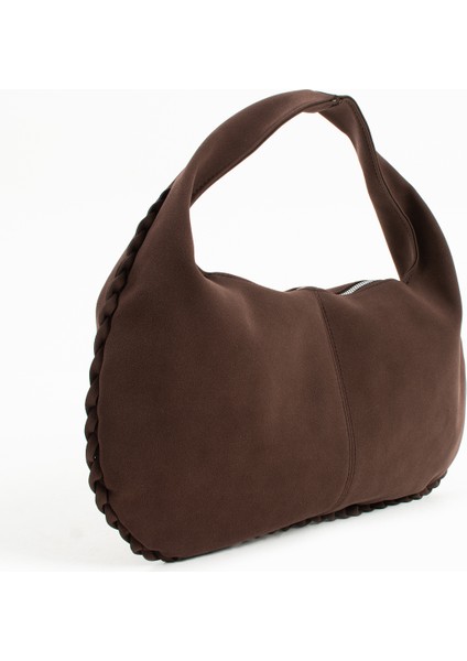 Nova Örgü Kenarlı Süet Büyük Boy El ve Omuz Çantası indirimleri