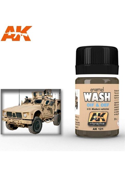 AK 121 35 ml. OIF&OEF ABD Araçları Eskitme Efekti, Wash Serisi Enamel Model Boyası fiyatları