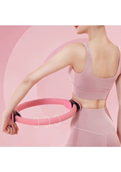 Pilates Egzersiz Çemberi 40 cm Pilates Çemberi,plates Halkası Spor Egzersiz Aleti Özel Tutmalı Model