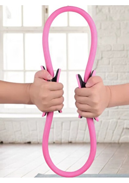 Pilates Egzersiz Çemberi 40 cm Pilates Çemberi,plates Halkası Spor Egzersiz Aleti Özel Tutmalı Model