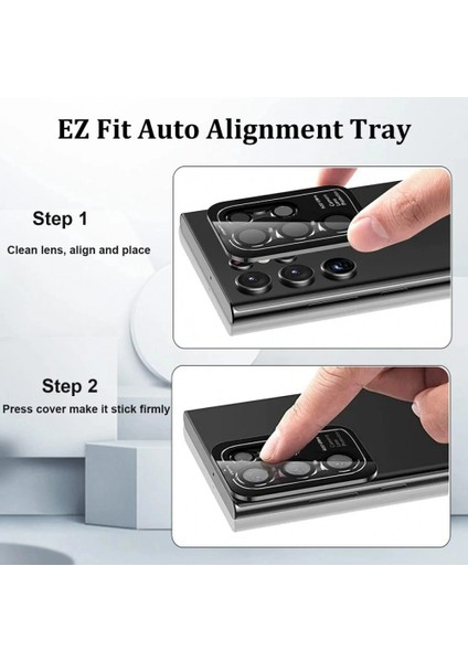 Samsung Galaxy S23 Ultra Valdez Metal Kamera Lens - Kırmızı (K95) modelleri