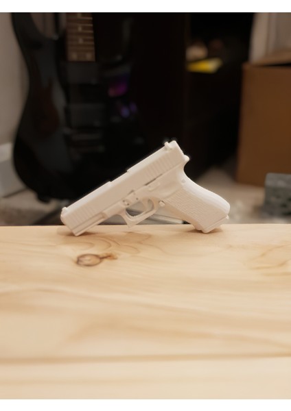 GLOCK18 Modeli 1/3 Ölçekli Işlevsel ve Modifiye Edilebilir Masa Süsü, Fidget Oyuncak ve Anahtarlık modelleri