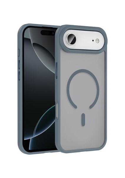 iPhone 17 Air Uyumlu Magsafe Özellikli Kenarları Plastik Rot Silikon Kılıf fiyatları