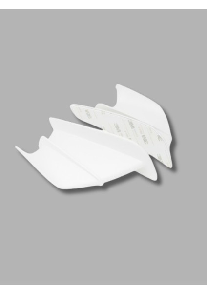 Beyaz Winglet Motor Kanatçıkları Aerodinamik Performans ve Şık Tasarım fırsatları