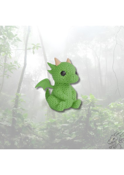 Örgü Desenli Rakun Anahtarlık – Sert Plastik, Çanta Süsü & Charm, Hayvan Figürlü Aksesuar