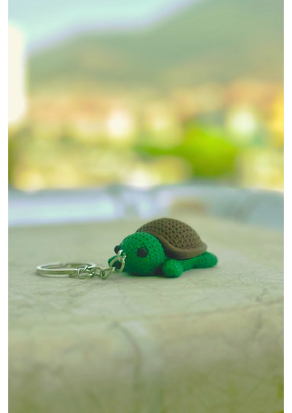 Örgü Desenli Kahverengi Maymun Anahtarlık – Sert ve Ağır Figür | Dekoratif Aksesuar fiyatları