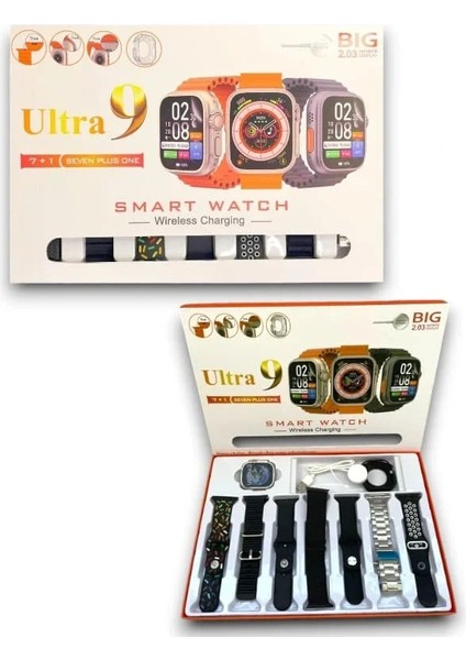 Watch9 7 Kordonlu Akıllı Saat modelleri