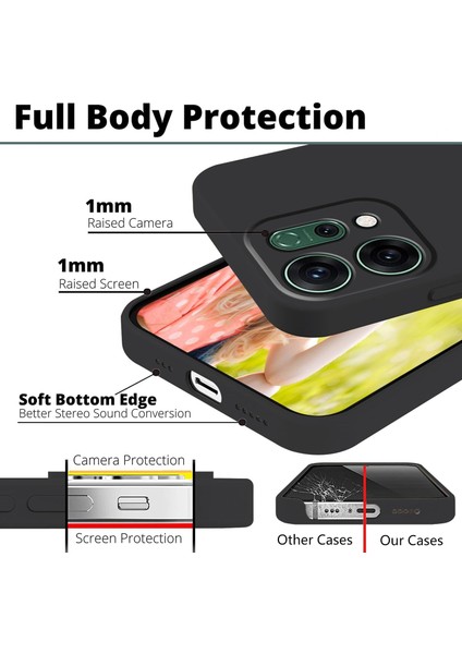 Oppo Reno 14F Uyumlu Kılıf Kadifeli Yumuşak Iç Yüzeyli Lansman Şık ve Koruyucu Kapak indirimleri