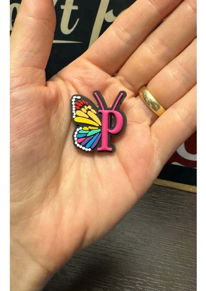 Terlik Süsü/p Harfi Kelebek