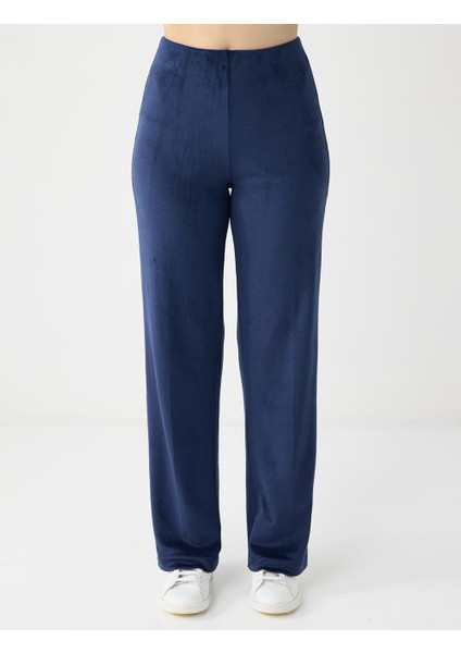 Lacivert Normal Bel Normal Paça Polar Örme Pantolon fırsatları