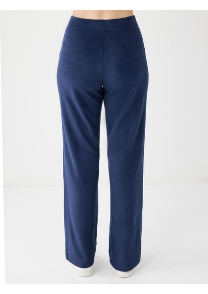 Lacivert Normal Bel Normal Paça Polar Örme Pantolon indirimleri