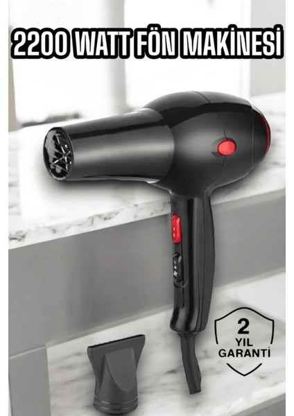 Soğuk ve Sıcak Üfleme Özellikli Ac Motorlu Saç Kurutma Makinesi