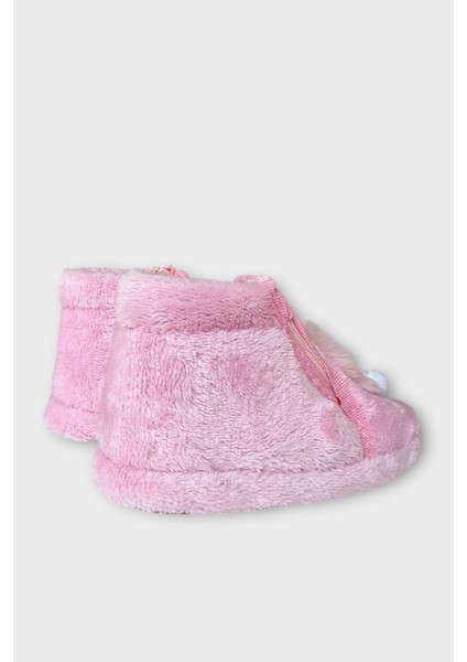 Çocuk Sevimli Baykuş Figürlü Panduf Pembe indirimleri