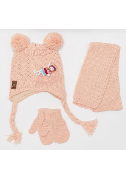 Kız Çocuk ve Bebek Atkı & Bere & Eldiven Takımı