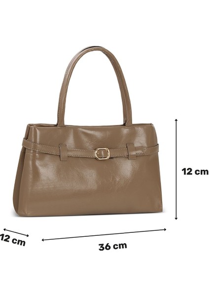 Orijinal Yeni Sezon Büzgülü ve Kemer Detaylı Çıtçıtlı Lüks Yumuşak Deri El Kol ve Omuz Çantası modelleri