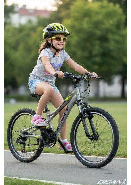 Buffalo Çocuk Bisikleti 28 cm V 20 Jant 18 Vites Açık Gri Siyah Sarı fiyatları