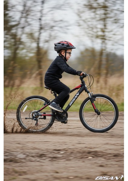 Buffalo Çocuk Bisikleti 28 cm V 20 Jant 18 Vites Mat Siyah Kırmızı fiyatları